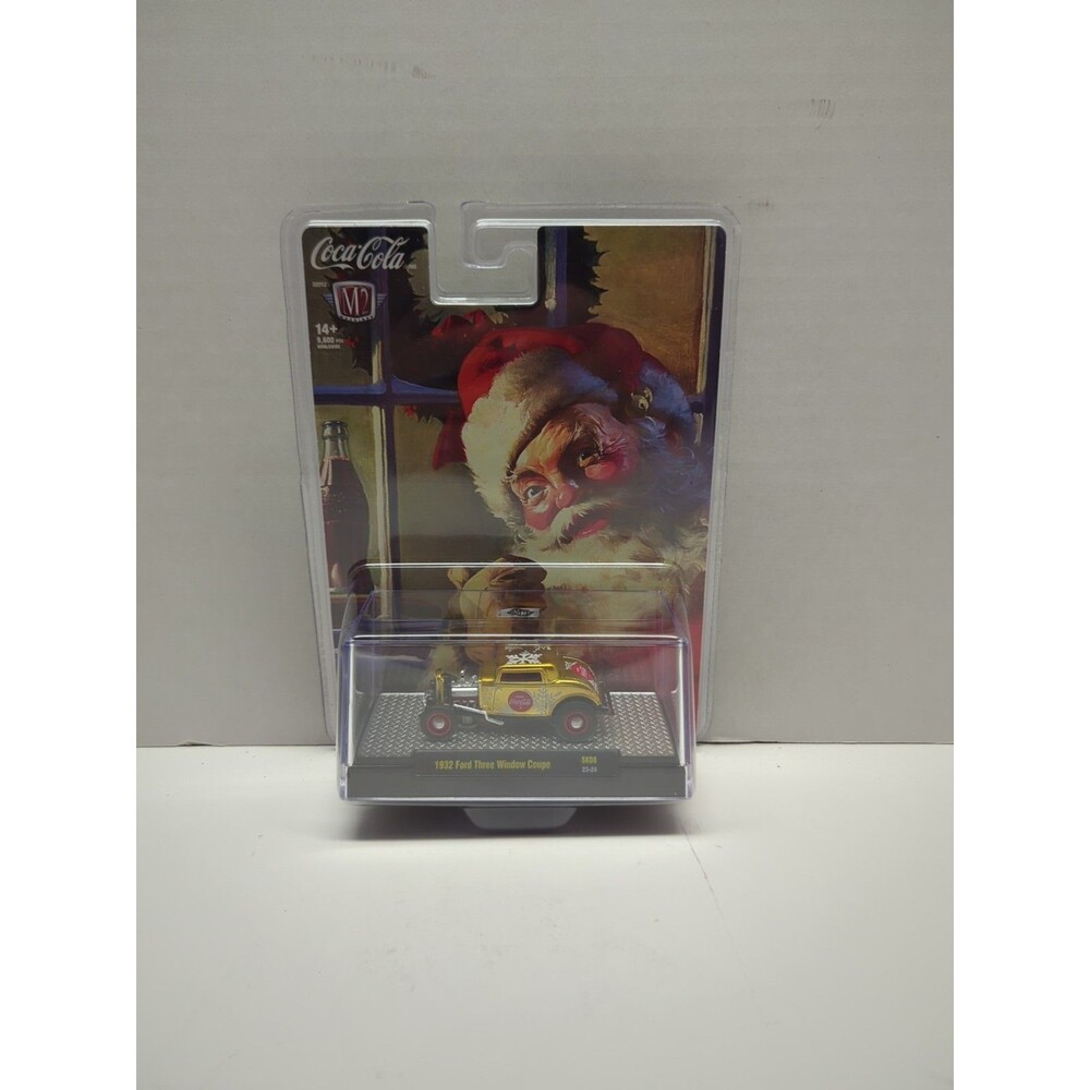 M2 Machines Christmas Coca-Cola 1932 Ford Three Window Coupe Limited Ed. 9600